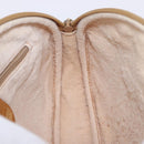 GUCCI Micro GG Supreme Shoulder Bag PVC Beige Gold 007 084 0094 Auth 196603-17