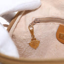 GUCCI Micro GG Supreme Shoulder Bag PVC Beige Gold 007 084 0094 Auth 196603-19