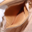 GUCCI Micro GG Supreme Shoulder Bag PVC Beige Gold 007 084 0094 Auth 196603-20