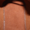 Burberrys Shoulder Bag Leather Suede Brown Gold Auth 196612A-16
