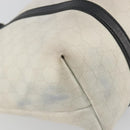 GUCCI GG Supreme Tote Bag PVC White Gold 197953 Auth 196619-14