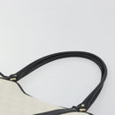 GUCCI GG Supreme Tote Bag PVC White Gold 197953 Auth 196619-9