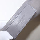 BALENCIAGA Navy Cabas XS Hand Bag Canvas White Silver 339933 Auth 196624-17
