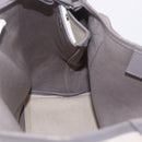 BALENCIAGA Navy Cabas XS Hand Bag Canvas White Silver 339933 Auth 196624-19