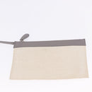 BALENCIAGA Navy Cabas XS Hand Bag Canvas White Silver 339933 Auth 196624-20
