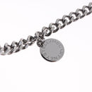 Stella MacCartney Chain Shoulder Bag Polyester Black Silver Auth 196625A-14