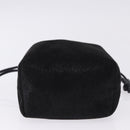 Stella MacCartney Chain Shoulder Bag Polyester Black Silver Auth 196625A-9