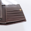 FENDI Zucca Canvas Bifold Wallet Black Brown Auth 196628V-13