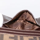 FENDI Zucca Canvas Bifold Wallet Black Brown Auth 196628V-14