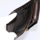 FENDI Zucca Canvas Bifold Wallet Black Brown Auth 196628V-21