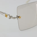 GUCCI Glasses Metal White Silver GG0644S Auth 196630M-7