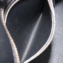 CELINE Luggage Micro Shopper Hand Bag Leather White Gold Auth 196632V-22