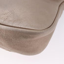 Salvatore Ferragamo Vala Hand Bag Leather 2way Champagne Gold Auth 196633A-15