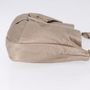 Salvatore Ferragamo Vala Hand Bag Leather 2way Champagne Gold Auth 196633A-4