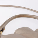 Salvatore Ferragamo Vala Hand Bag Leather 2way Champagne Gold Auth 196633A-8