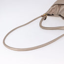 Salvatore Ferragamo Vala Hand Bag Leather 2way Champagne Gold Auth 196633A-9