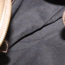 BURBERRY Shoulder Bag Leather Gold Auth 196634-17