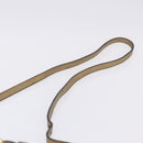 BURBERRY Shoulder Bag Leather Gold Auth 196634-8