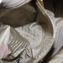 PRADA Shoulder Bag Leather Beige Gold Auth 196638V-26
