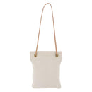 HERMES Aline Shoulder Bag Cotton Beige Gold Auth 196640A-3