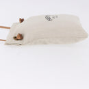 HERMES Aline Shoulder Bag Cotton Beige Gold Auth 196640A-5