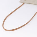 HERMES Aline Shoulder Bag Cotton Beige Gold Auth 196640A-7