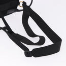 Miu Miu Backpack Wool Leather Red Green Gold Auth 196641M-9