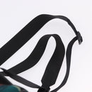 Miu Miu Backpack Wool Leather Red Green Gold Auth 196641M-16