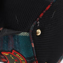 Miu Miu Backpack Wool Leather Red Green Gold Auth 196641M-19