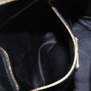 Miu Miu Backpack Wool Leather Red Green Gold Auth 196641M-30