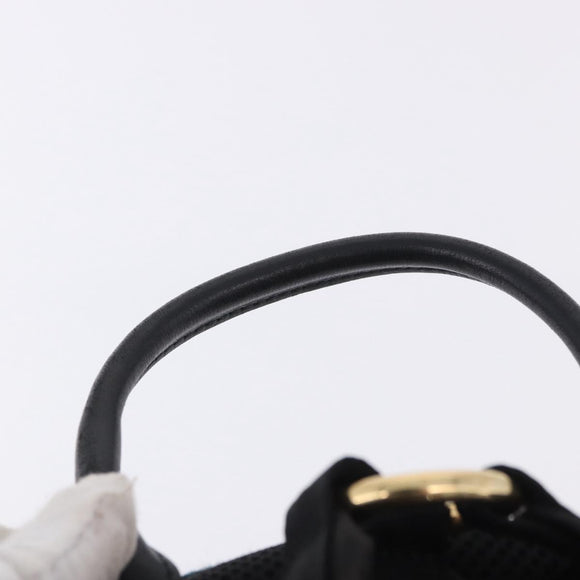 Miu Miu Backpack Wool Leather Red Green Gold Auth 196641M