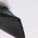 LOEWE Anagram Coin Purse Leather Black Silver Auth 196648M-11