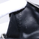 LOEWE Anagram Coin Purse Leather Black Silver Auth 196648M-13