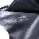 LOEWE Anagram Coin Purse Leather Black Silver Auth 196648M-17