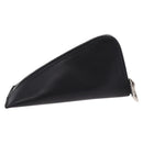 LOEWE Anagram Coin Purse Leather Black Silver Auth 196648M-3