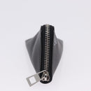 LOEWE Anagram Coin Purse Leather Black Silver Auth 196648M-5