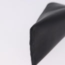 LOEWE Anagram Coin Purse Leather Black Silver Auth 196648M-8