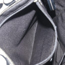 Coach Hand Bag Canvas Black Silver Auth 196652A-22