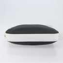 LOEWE Shoulder Bag PVC Leather Black Silver Auth 196654-5