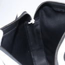 LOEWE Shoulder Bag PVC Leather Black Silver Auth 196654-19
