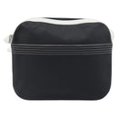 LOEWE Shoulder Bag PVC Leather Black Silver Auth 196654-13