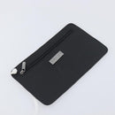 LOEWE Shoulder Bag PVC Leather Black Silver Auth 196654-21