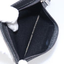 LOEWE Shoulder Bag PVC Leather Black Silver Auth 196654-23