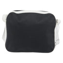 LOEWE Shoulder Bag PVC Leather Black Silver Auth 196654-2