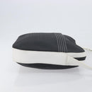 LOEWE Shoulder Bag PVC Leather Black Silver Auth 196654-3