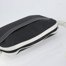 LOEWE Shoulder Bag PVC Leather Black Silver Auth 196654-6