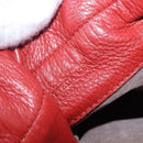 BOTTEGA VENETA INTRECCIATO Hand Bag Leather outlet Red Auth 196655V-20