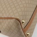 CELINE Macadam Canvas Hand Bag PVC Beige Gold Auth 196656A-11
