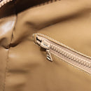 CELINE Macadam Canvas Hand Bag PVC Beige Gold Auth 196656A-20
