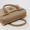 CELINE Macadam Canvas Hand Bag PVC Beige Gold Auth 196656A-6